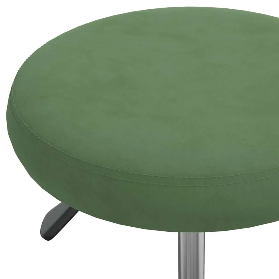 vidaXL Eetkamerstoel fluweel donkergroen groen, foto 4