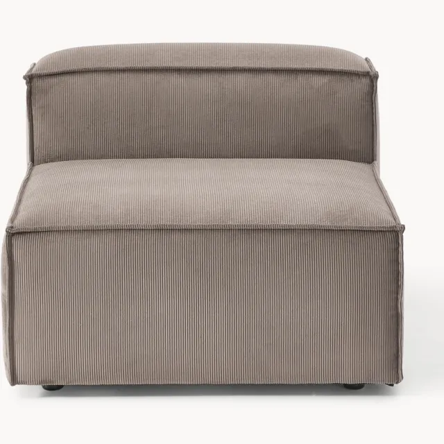 Westwing Collection Corduroy middenmodule Lennon Taupe