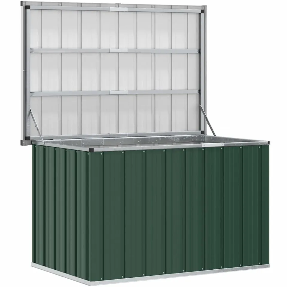 vidaXL Tuinbox Groen 109x67x65 cm