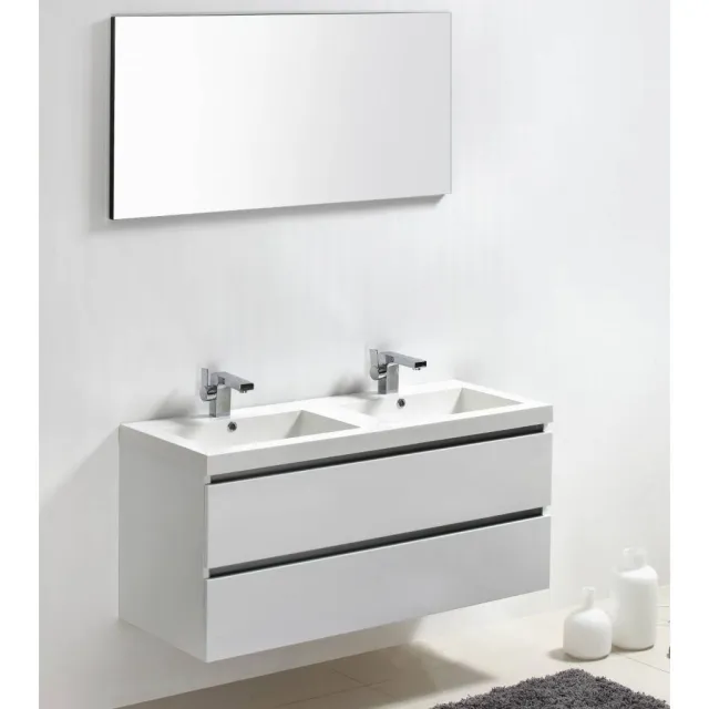Aqua Splash Badkamermeubel Luna 120X47 Wit Aqua Splash