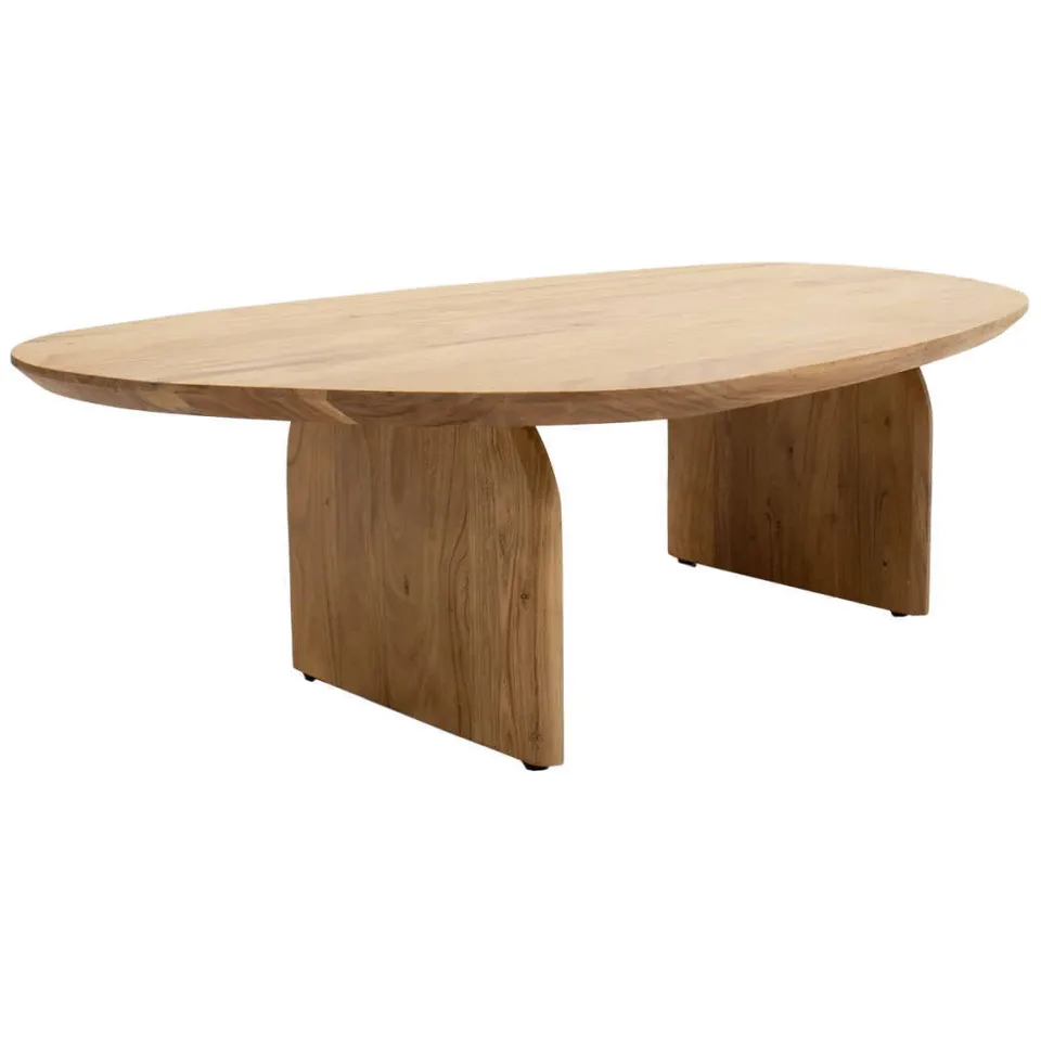 Giga Meubel Salontafel Floor - Organisch - Acaciahout - 135cm