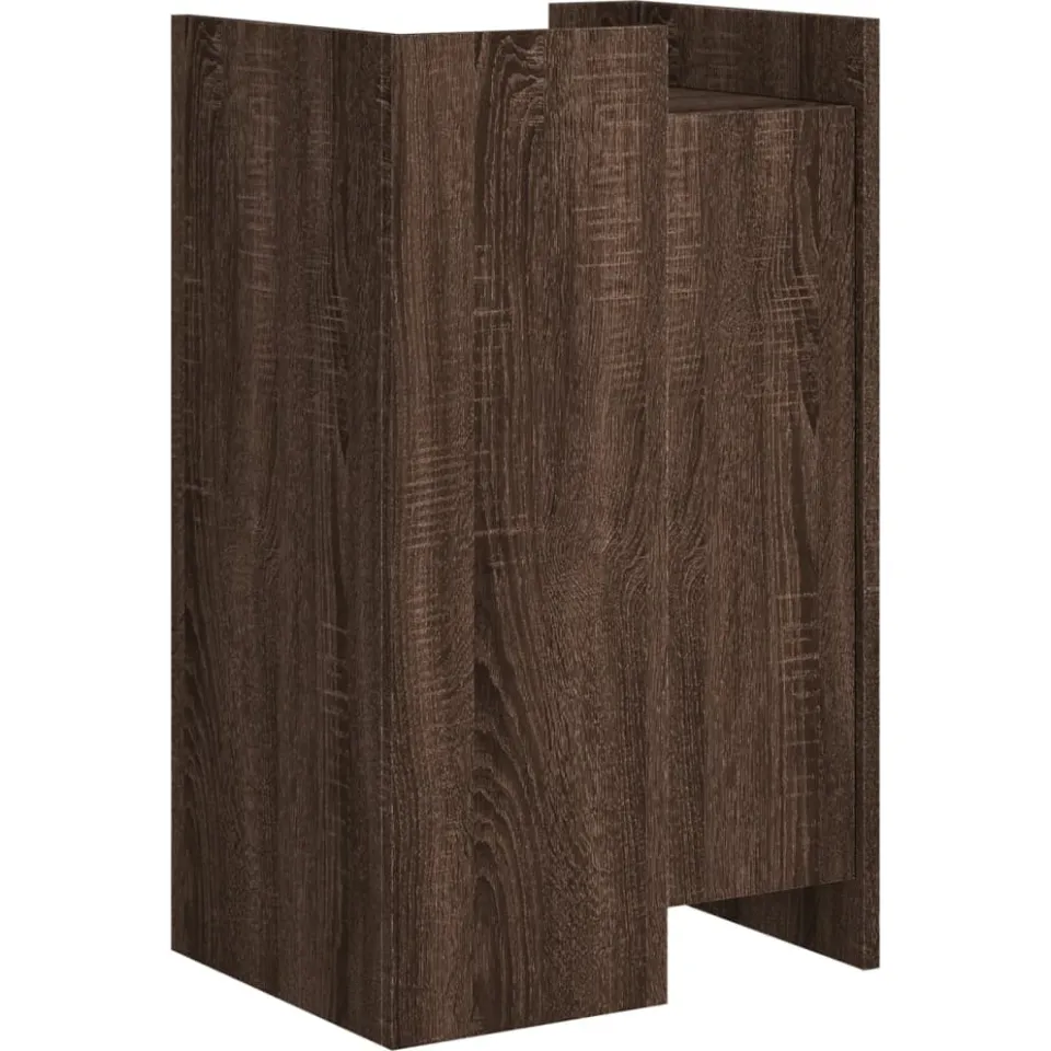 vidaXL Dressoir 45x35x75 cm bewerkt hout bruin eikenkleurig, foto 3