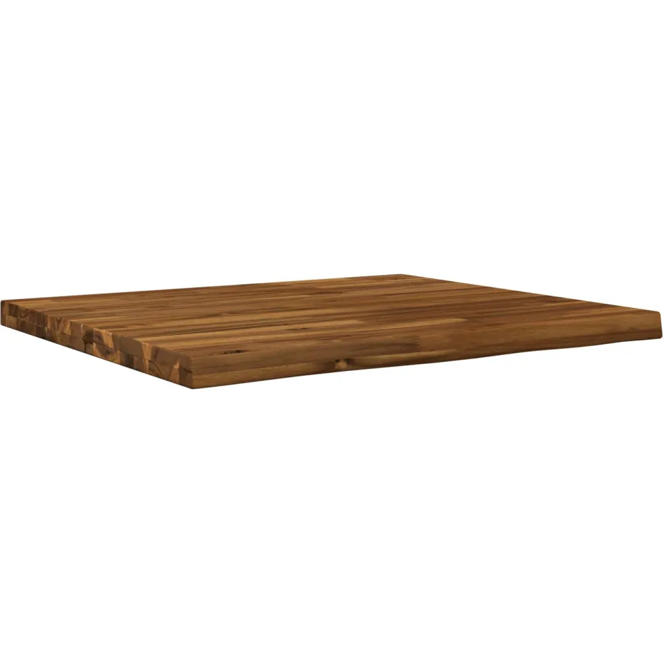 vidaXL Rechthoekig Tafelblad 70 x 60 x 3,2 cm Rechthoekig Bruin