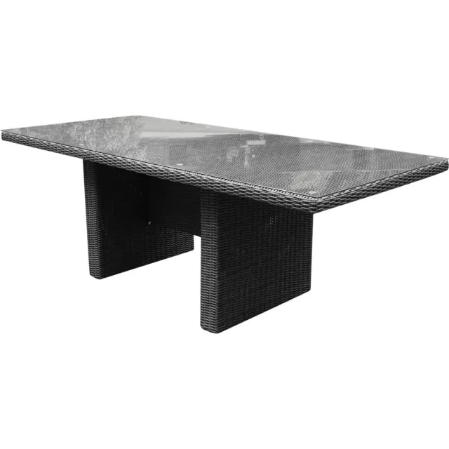 AVH-Outdoor Tuinmeubelen Menorca dining tuintafel 220x100xH75 cm antraciet