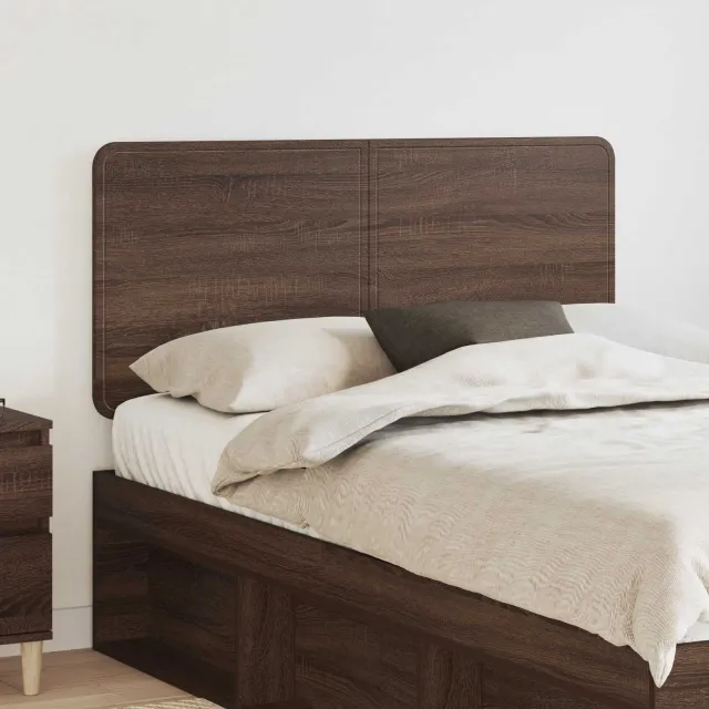 vidaXL Hoofdbord Bruin Eiken Bewerkt hout