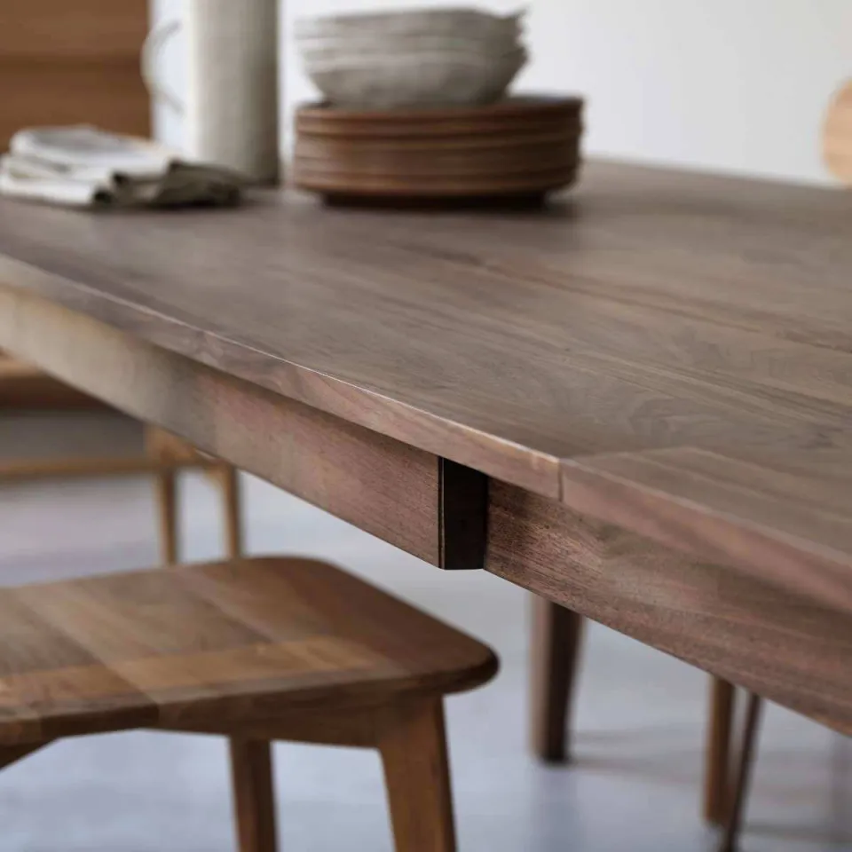 Tikamoon Esmée uitschuifbare eettafel bruin, foto 4