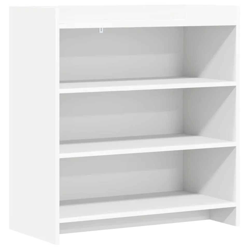 vidaXL Dressoir Wit 75 x 36 x 80 cm Bewerkt hout, foto 3