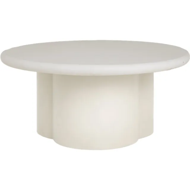 Tower Living Salontafel Melzo Rond Wit 90cm