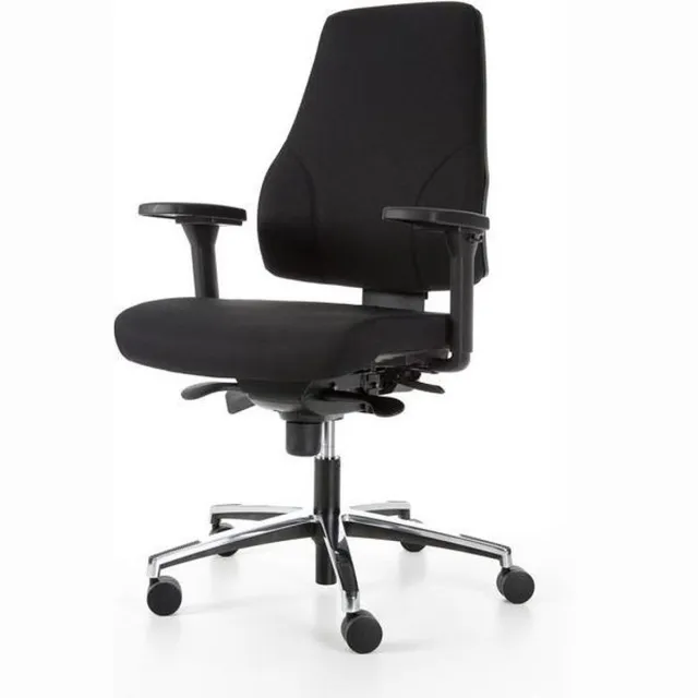 Multi Ratio Bureaustoel Actiflexx Basic ARBO NPR 1813 | stof zwart | aluminium voetenkruis!