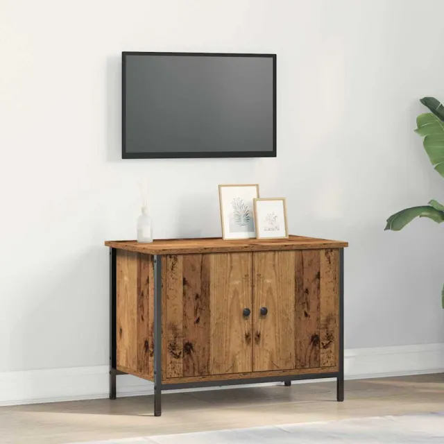 vidaXL TV-kast 60 x 35 x 45 cm Oud Hout Bewerkt hout bruin, foto 2