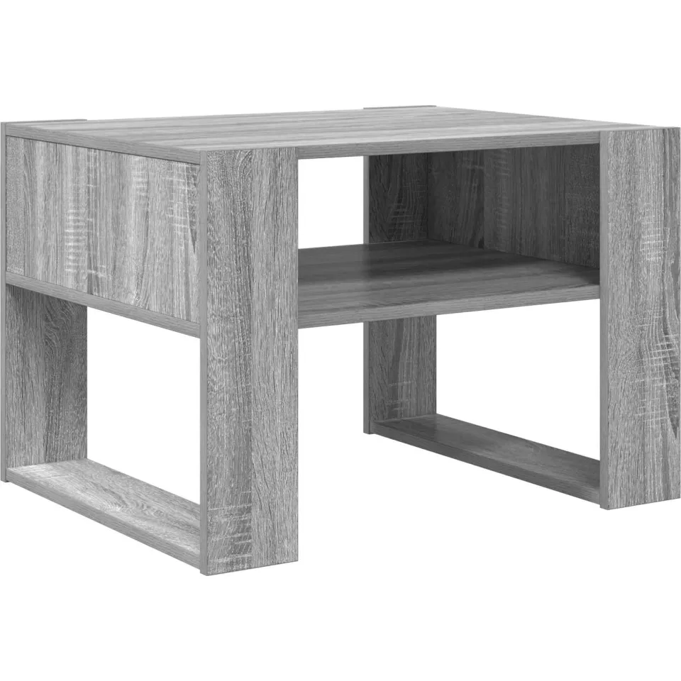 vidaXL Salontafel Grijs Sonoma 66 x 53 x 45 cm Bewerkt hout, foto 3
