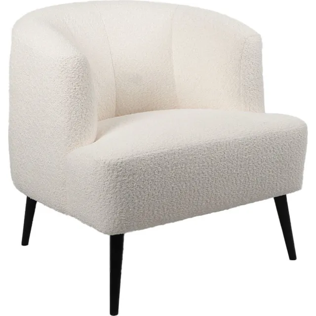 Bronx71 Stoel babykamer bouclé Nora wit