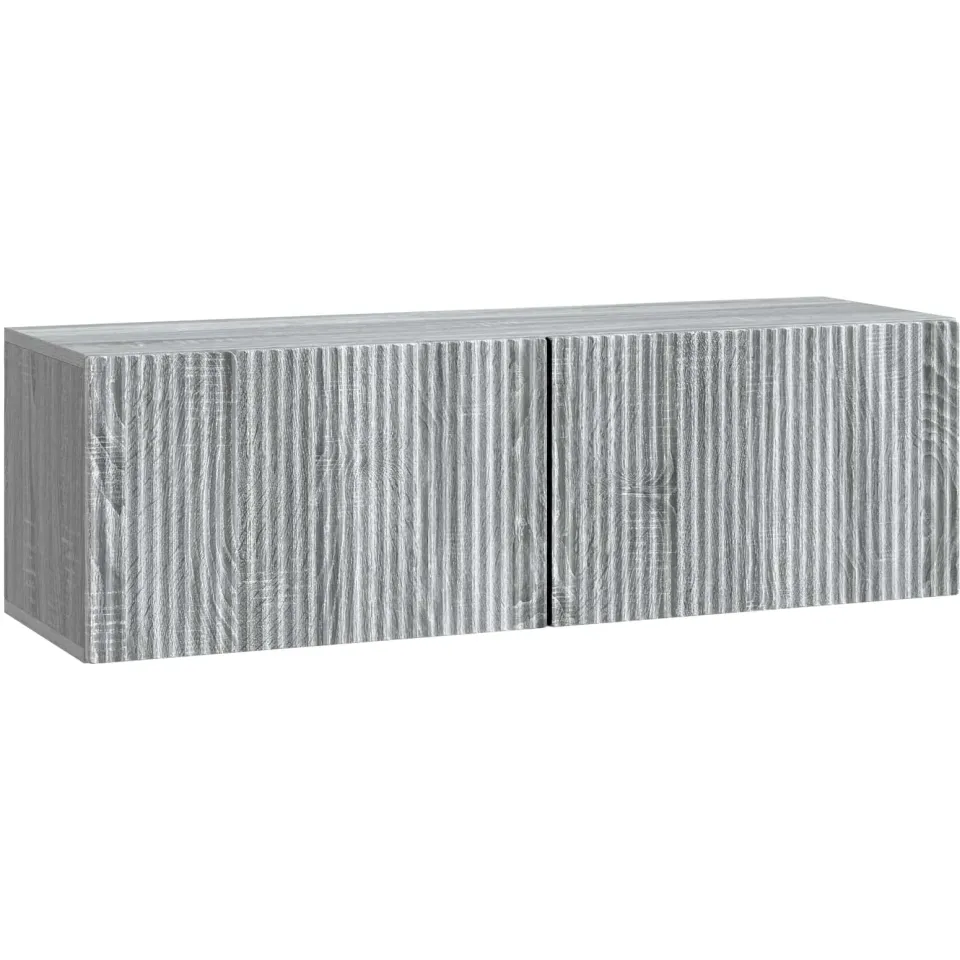 vidaXL Wandbeugel TV-kast 98 x 31 x 30 cm Grijs sonoma Bewerkt hout, foto 3
