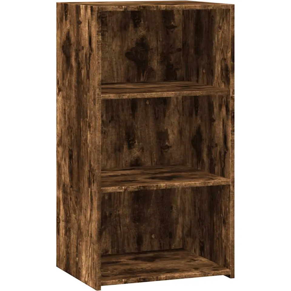 vidaXL Dressoir 50x41x93 cm bewerkt hout gerookt eikenkleurig, foto 3