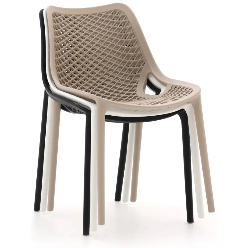 Forza Furniture Forza Ripi dining tuinstoel stapelbaar taupe, foto 5