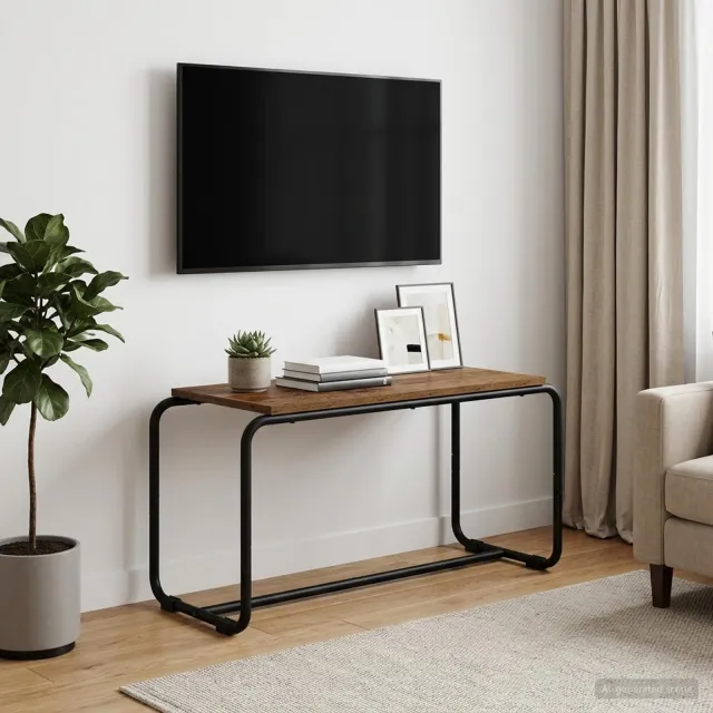 vidaXL TV-standaard 80 x 35.5 x 42 cm Oud hout Bewerkt hout bruin, foto 2