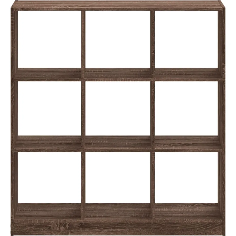 vidaXL Boekenkast 102x32x108 cm bewerkt hout bruin eikenkleurig, foto 3