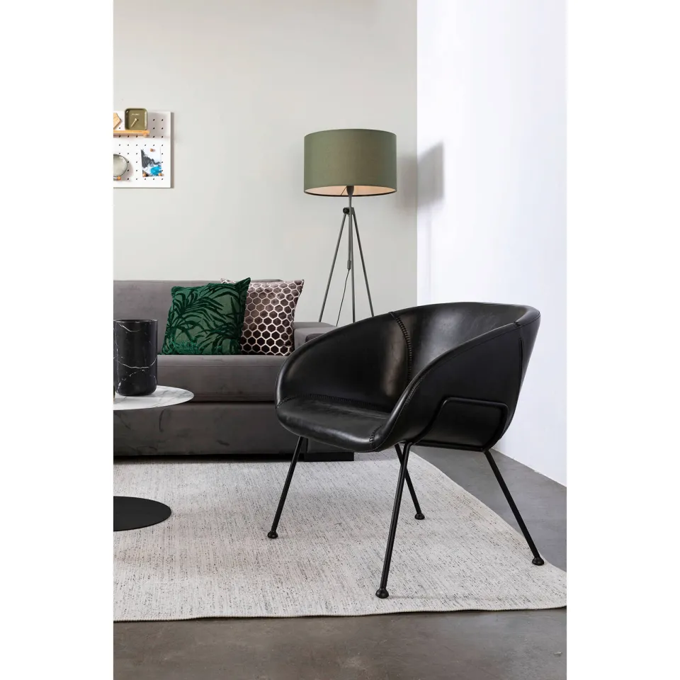 Zuiver fauteuil Feston zwart, foto 4
