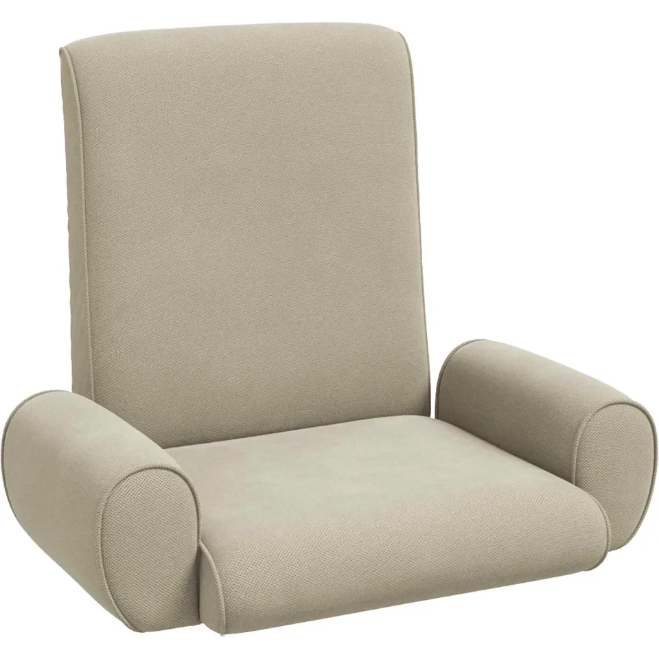 vidaXL Verstelbare vlo stoelen Zand Grove Fluweel Bruin