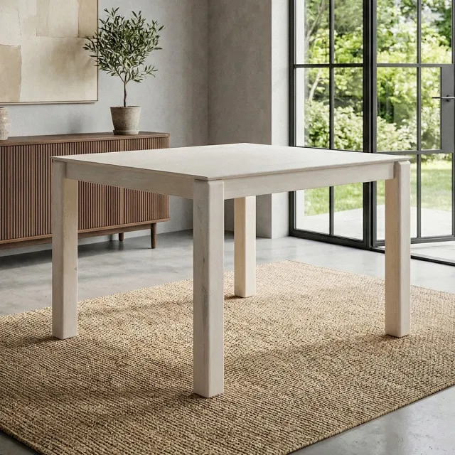 Wohnling Eettafel mangohout 80x80 cm WL7.489 Zie omschrijving