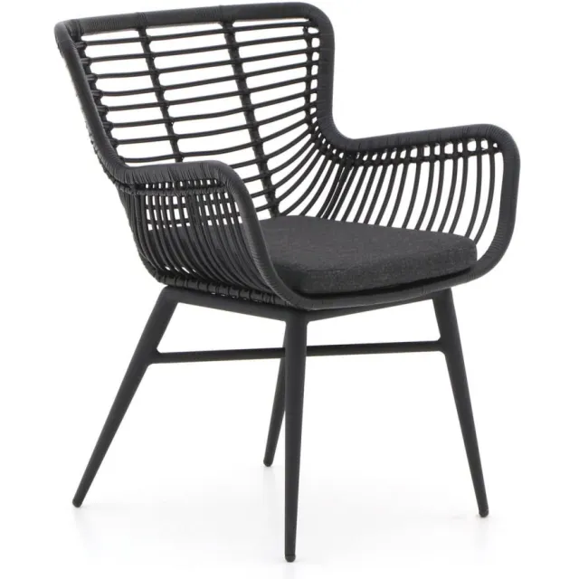 Intenso Furniture Intenso Asti/Rough-Y Ellips 240cm dining tuinset 7-delig Grijs
