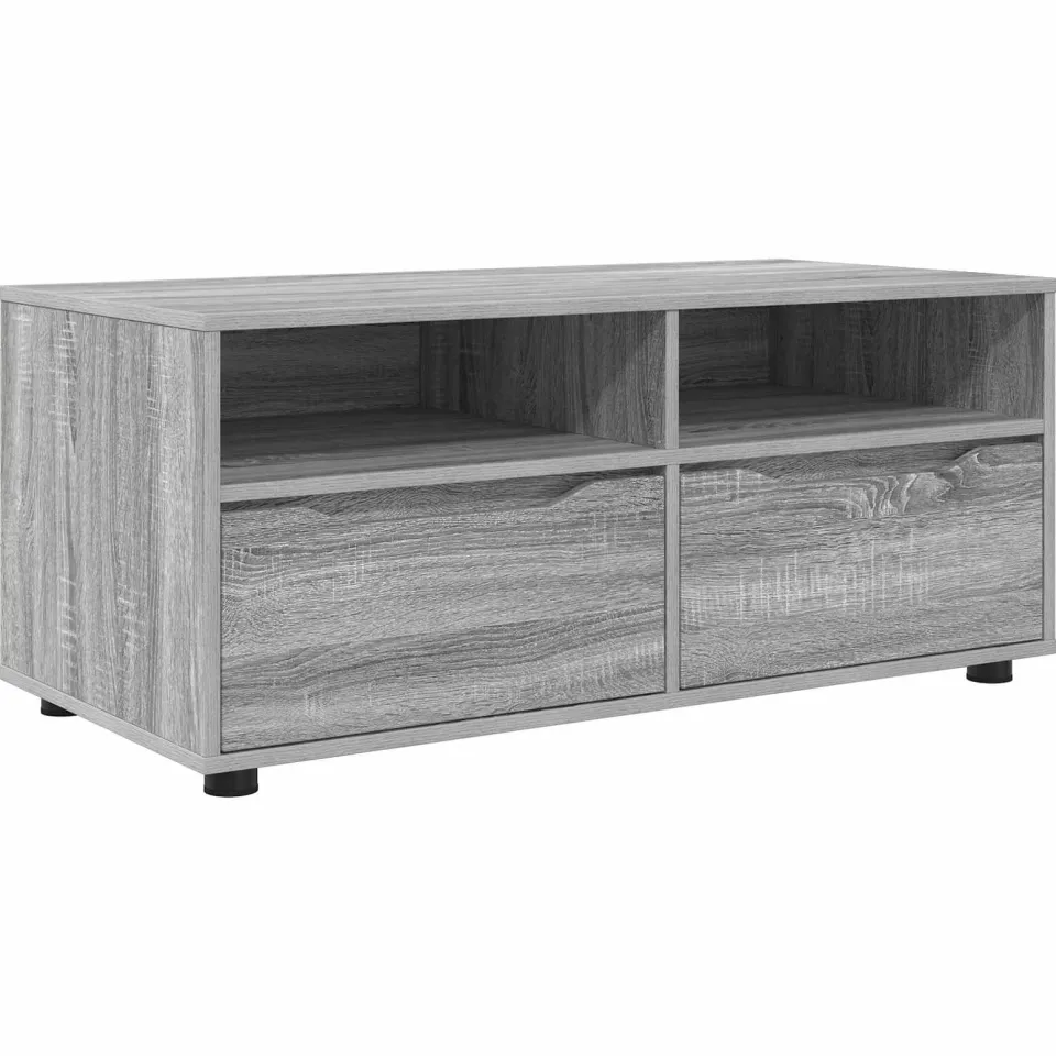 vidaXL TV-kast 100 x 48 x 43 cm Grijs Sonoma Bewerkt hout, foto 3