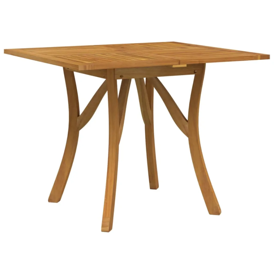 vidaXL Tuintafel 85x85x75 cm massief acaciahout bruin, foto 3