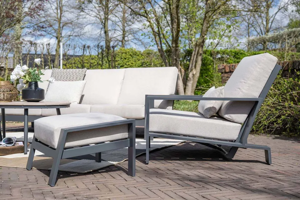 Garden Impressions Lincoln lounge fauteuil grijs, foto 4