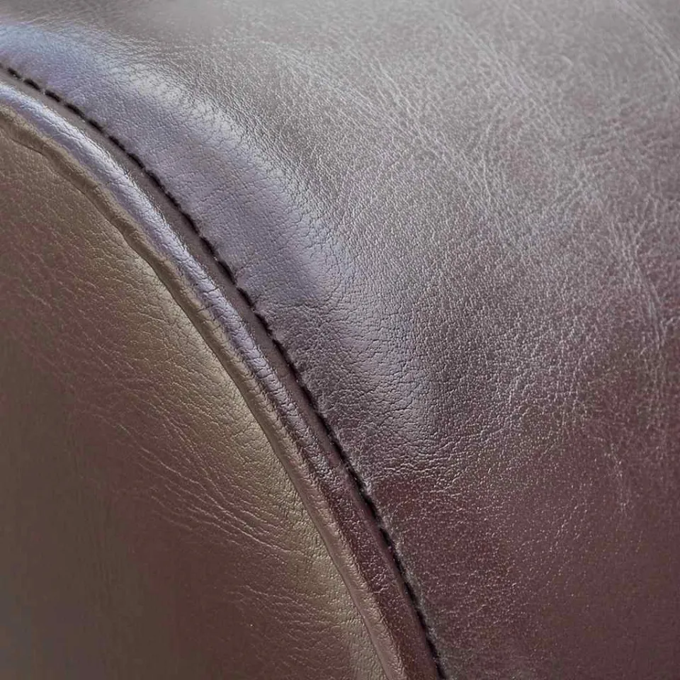 vidaXL Chaise longue kunstleer bruin, foto 4