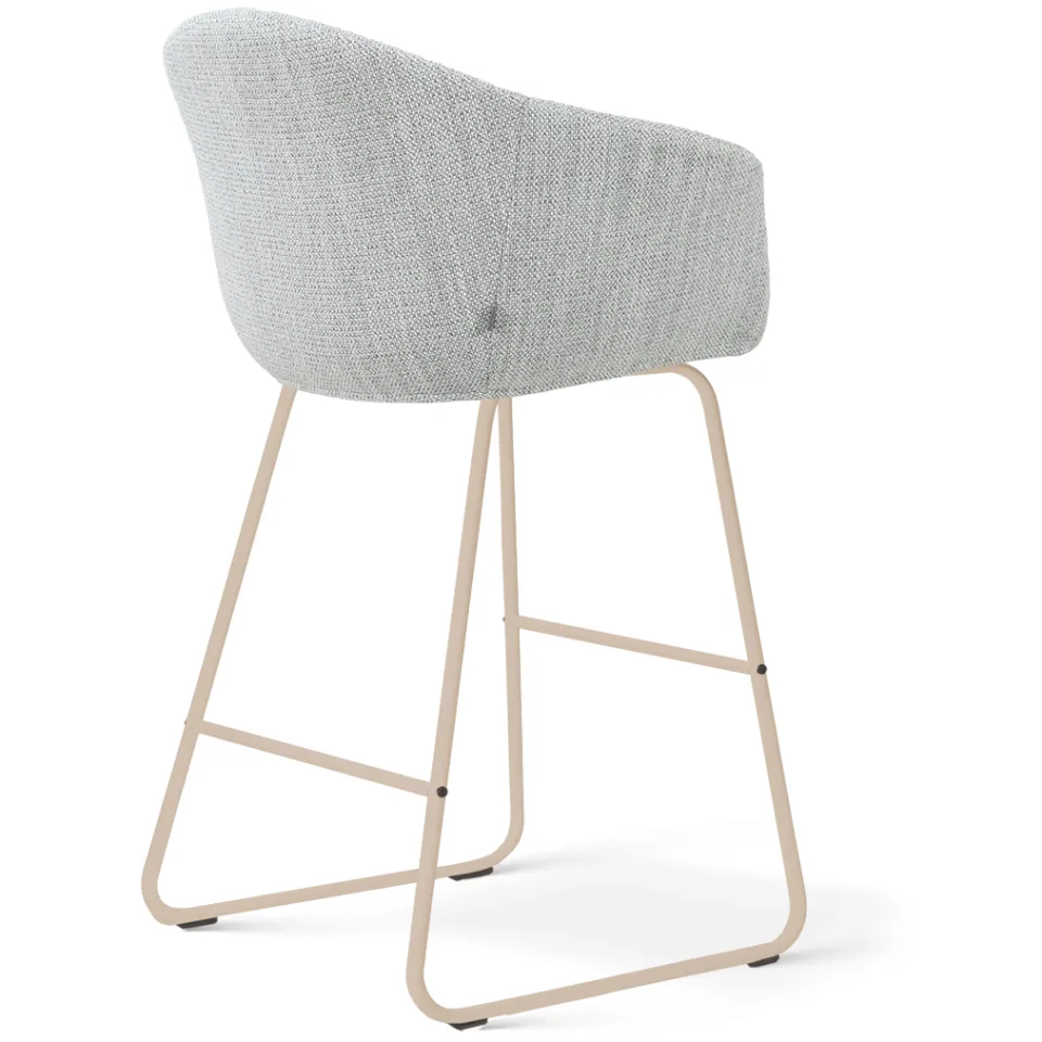 Nolon Nino-Otis barkruk grijs melange - beige onderstel - 65 cm, foto 3
