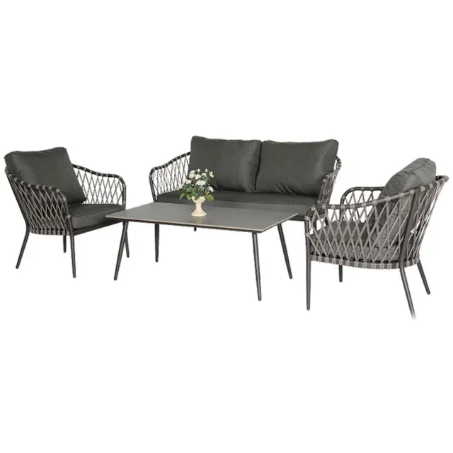 Oosterik Home Loungeset San Leo Verucchio Grey grijs