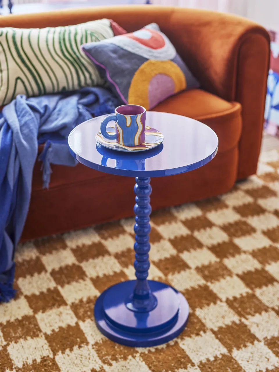 Bloomingville Ellar bijzettafel blauw, foto 3