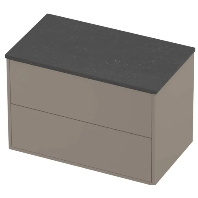 Proline Deck Badmeubelset Hardsteen Voor Grepen Symmetrisch 80x46x54 cm Blue Stone Clay Beige