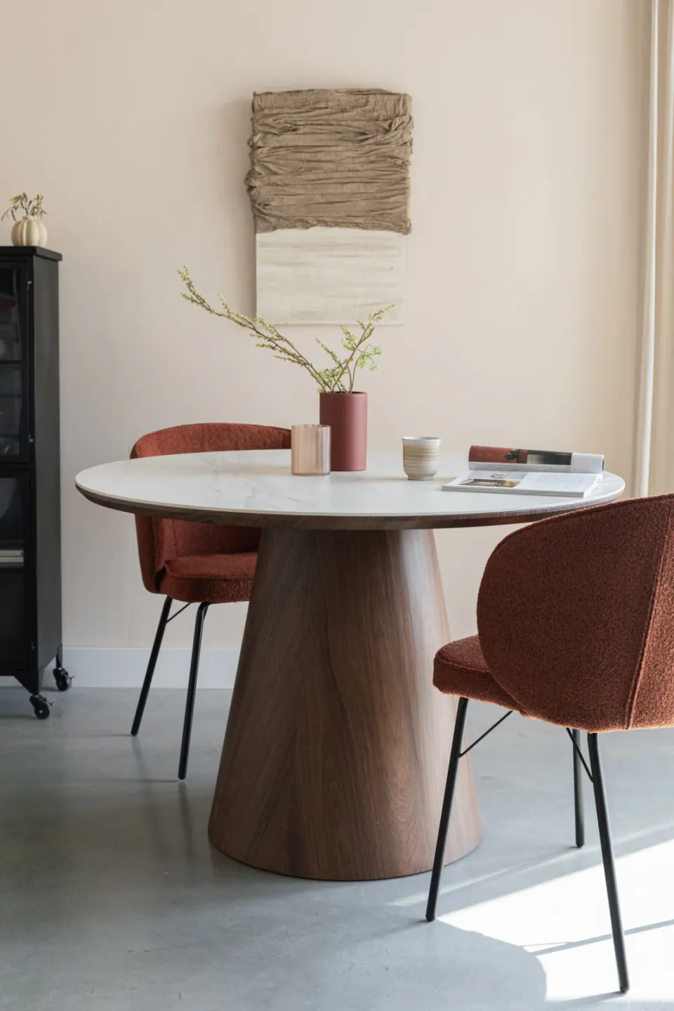 ZILT ronde eettafel Nathen walnoot, foto 2