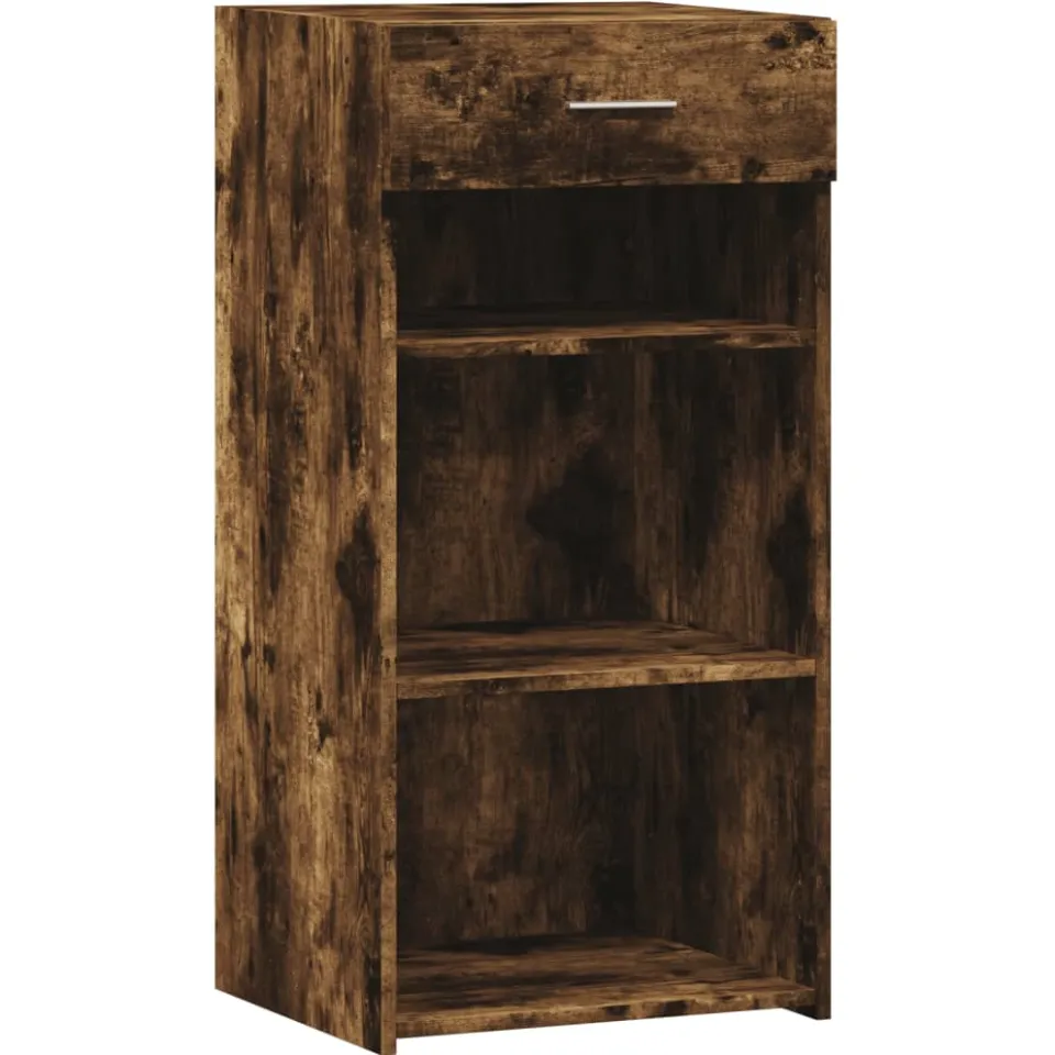 vidaXL Dressoir 45x42,5x93 cm bewerkt hout gerookt eikenkleurig, foto 3