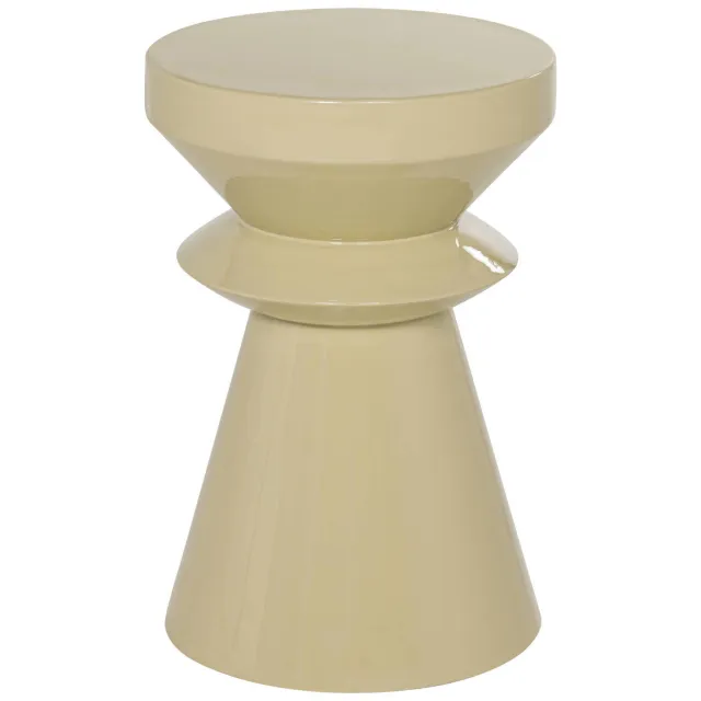WOOOD Fedde bijzettafel lichtgeel light yellow