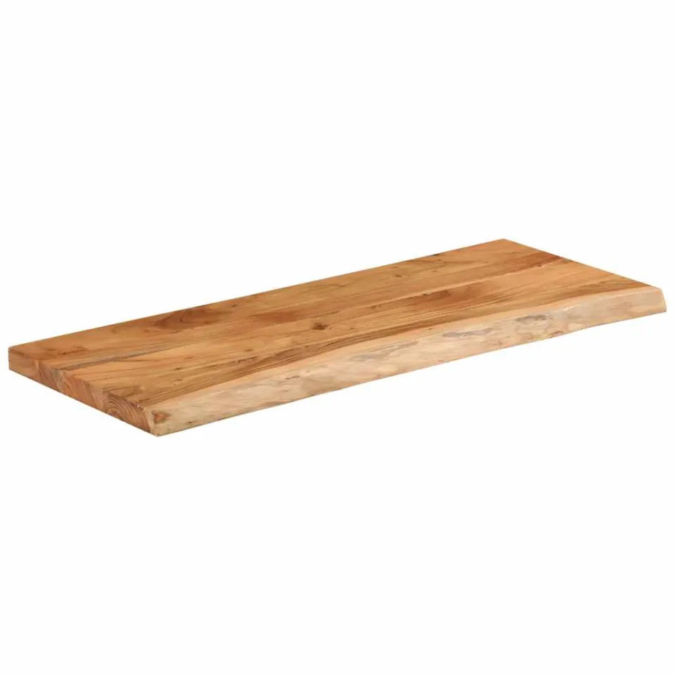 vidaXL Wastafelblad rechthoekig 140x60x2,5 massief acaciahout Bruin
