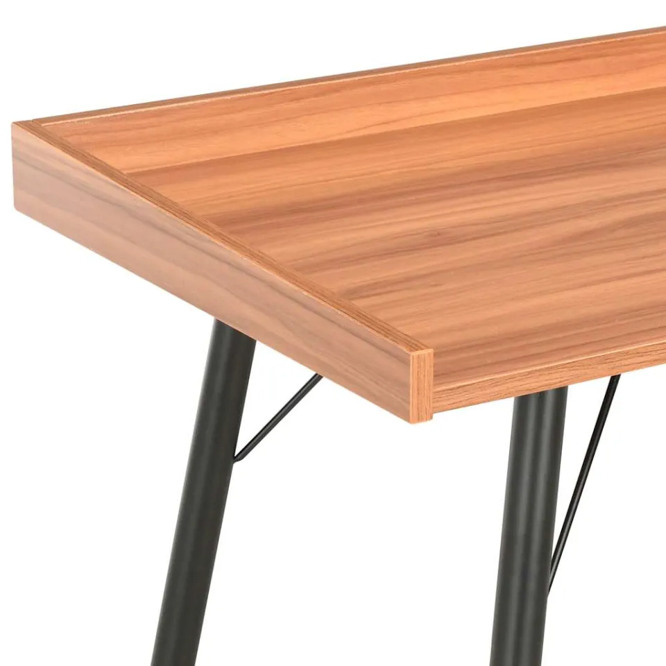 vidaXL Bureau 90x50x79 cm bruin, foto 4
