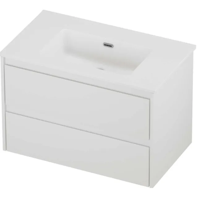 Proline Tribute Badmeubelset Porselein Elegant 80x46x54 cm Mat White Mat Wit