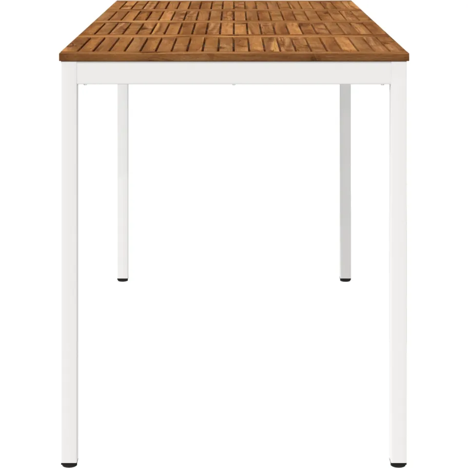 vidaXL Tuinbar Tafel NAARDEN Natuurlijk en Wit 180 x 88,5 x 105 cm, foto 3