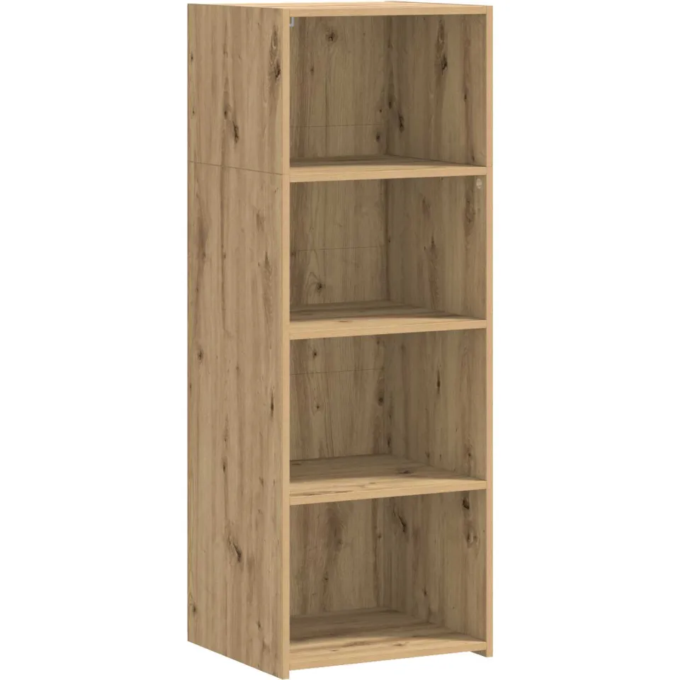 vidaXL Hoge kast Artisanaal eiken 45 x 41 x 124 cm Bewerkt hout, foto 3