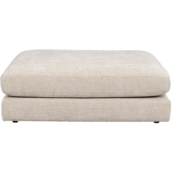 Rowico Home Duncan hocker lichtgrijs/beige - 112 cm