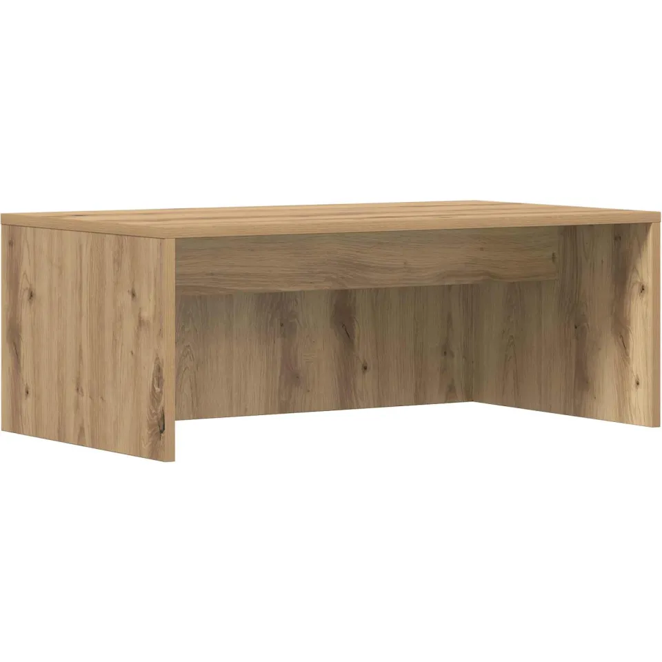 vidaXL Wandbureau Artisan Eiken 80 x 45 x 30 cm Bewerkt hout, foto 3