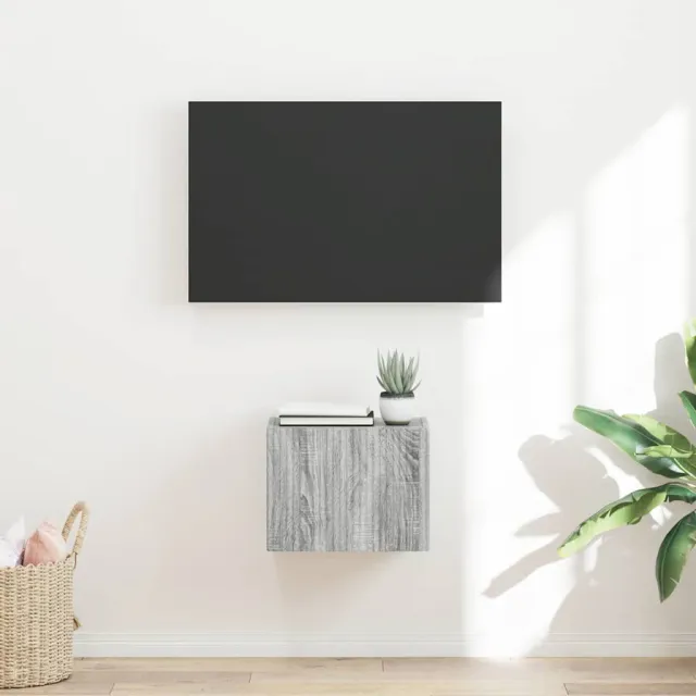 vidaXL TV Wandkast 39 x 31 x 29,5 cm Grijs Sonoma Bewerkt hout, foto 2