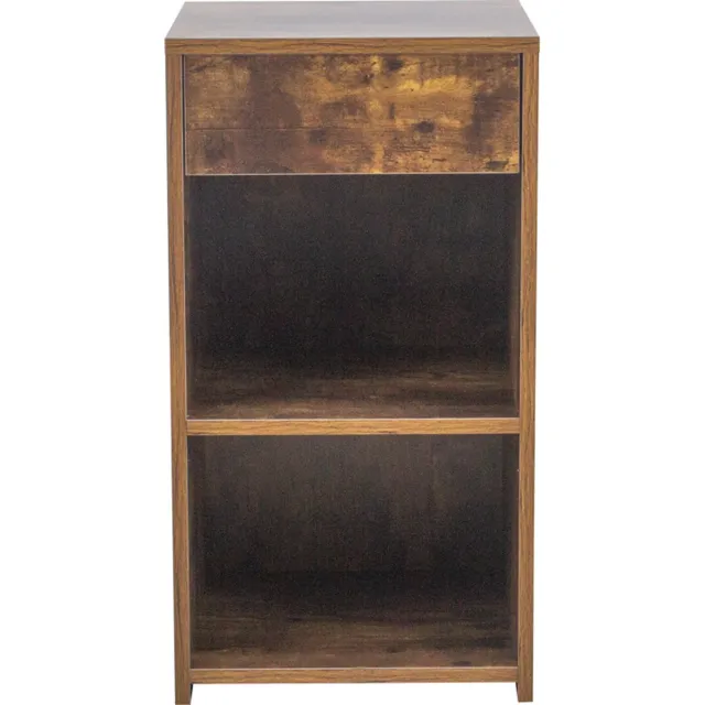 VDD Nachtkastje - halkastje - 65 cm hoog - vintage bruin walnoot kleurig