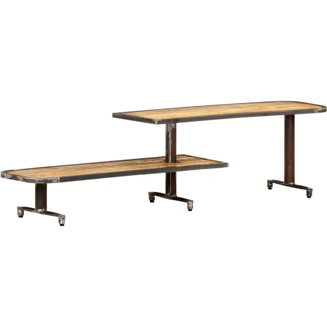vidaXL Tv-meubel 160x30x40 cm massief mangohout Bruin