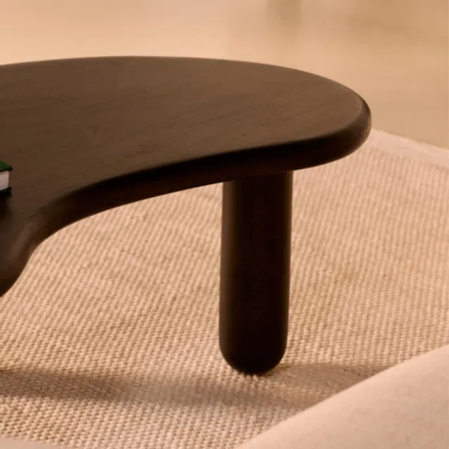 Giga Living Salontafel Rondo Donkerbruin 110cm - Giga Meubel