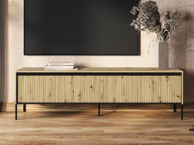 Mobistoxx Tv-meubel TRAINING 4 deuren 192 cm artisan eik