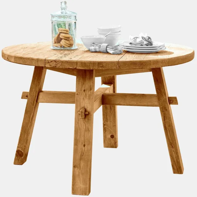 Loberon Tafel Crestwooden bruin