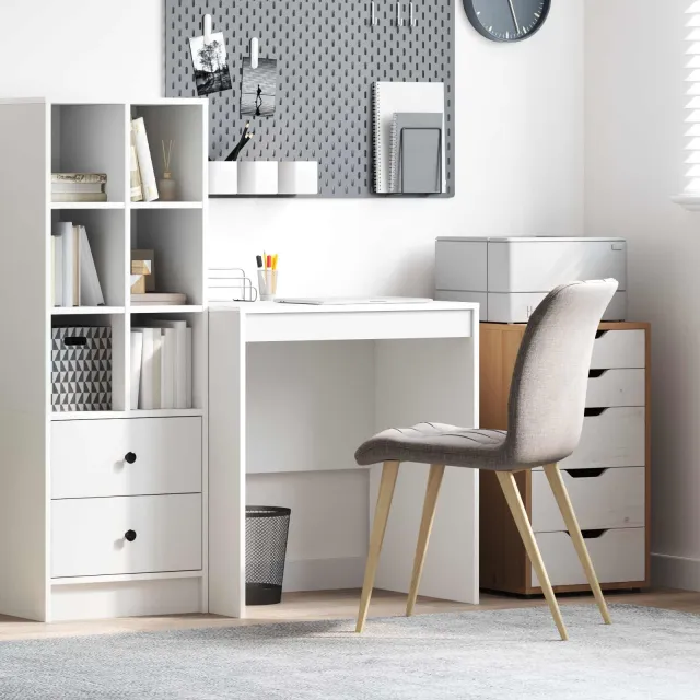 vidaXL Bureau Wit 70 x 50 x 76 cm